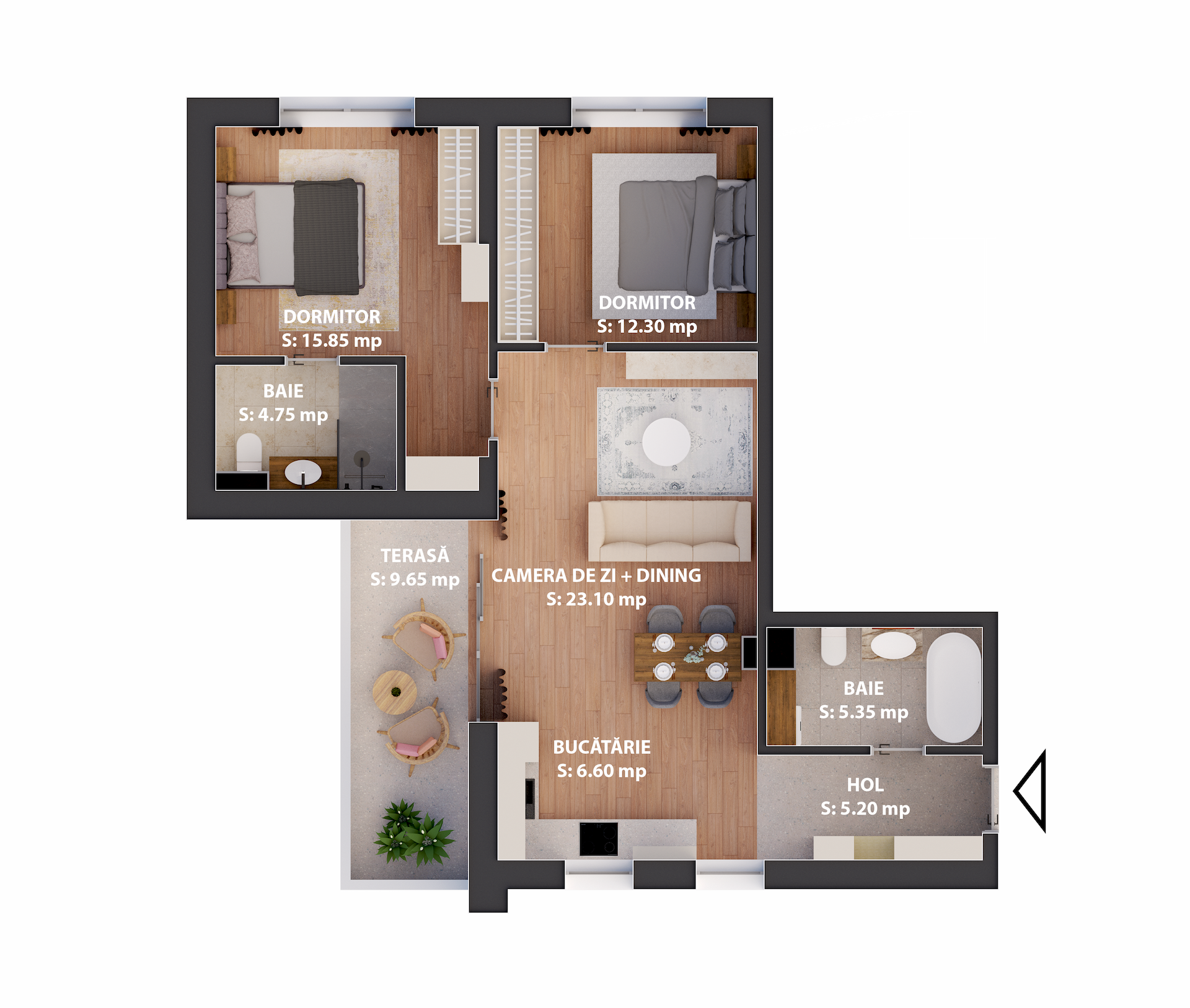 Apartament 1 - Parter