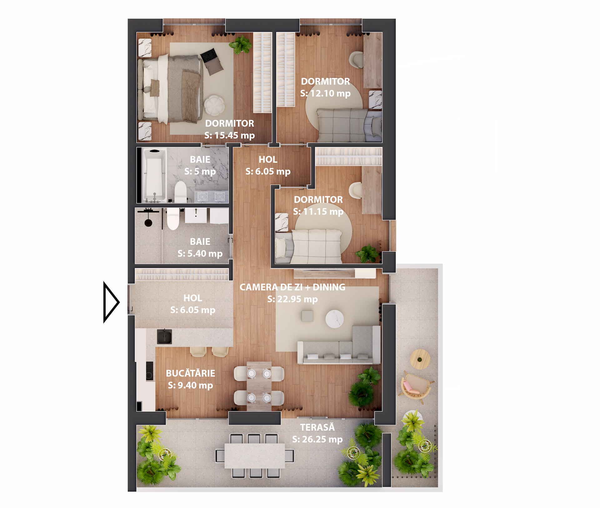 Apartament 10 - Etaj 1