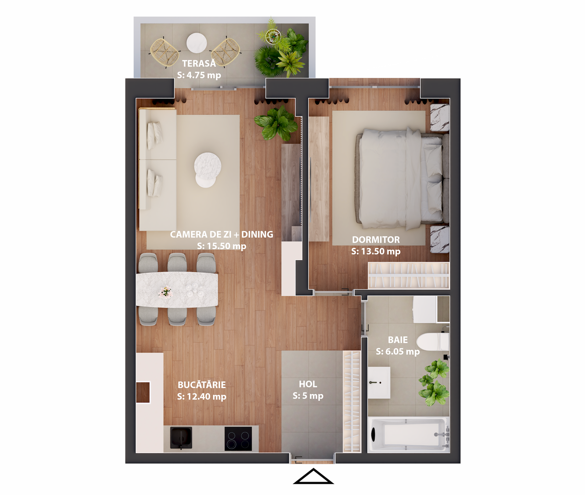 Apartament 12 - Etaj Retras
