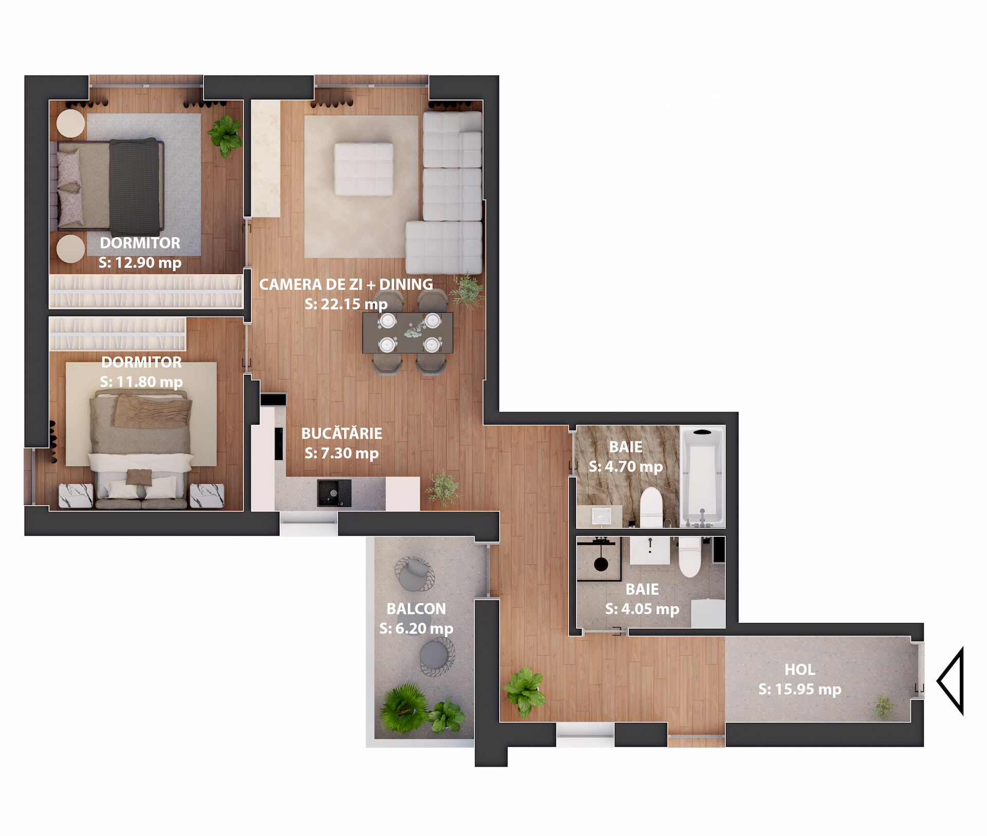 Apartament 6 - Etaj 1